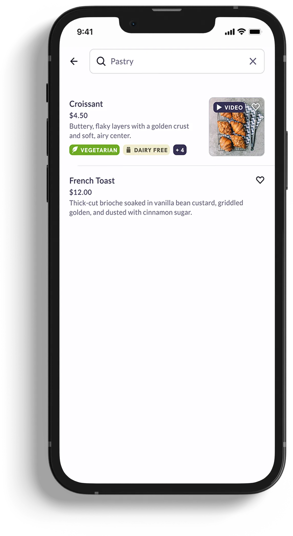 YQueue mobile search results shown inside a phone device